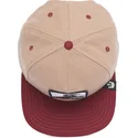 braune-und-rote-flache-snapback-kappe-pferd-stallion-free-rider-the-farm-flats-von-goorin-bros