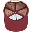 goorin-bros-ploska-kozirka-kon-stallion-free-rider-the-farm-flats-kafyava-i-chervena-shapka-snapback