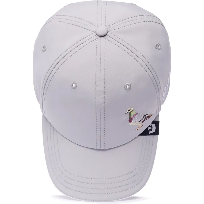 graue-verstellbare-curved-cap-taube-homie-s-where-the-heart-is-the-farm-lady-balls-von-goorin-bros