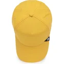 gelbe-curved-snapback-kappe-the-farm-nude-von-goorin-bros