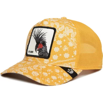 Goorin Bros. Bird Punk Spray Paint Arch The Farm Paisley Yellow Trucker Hat