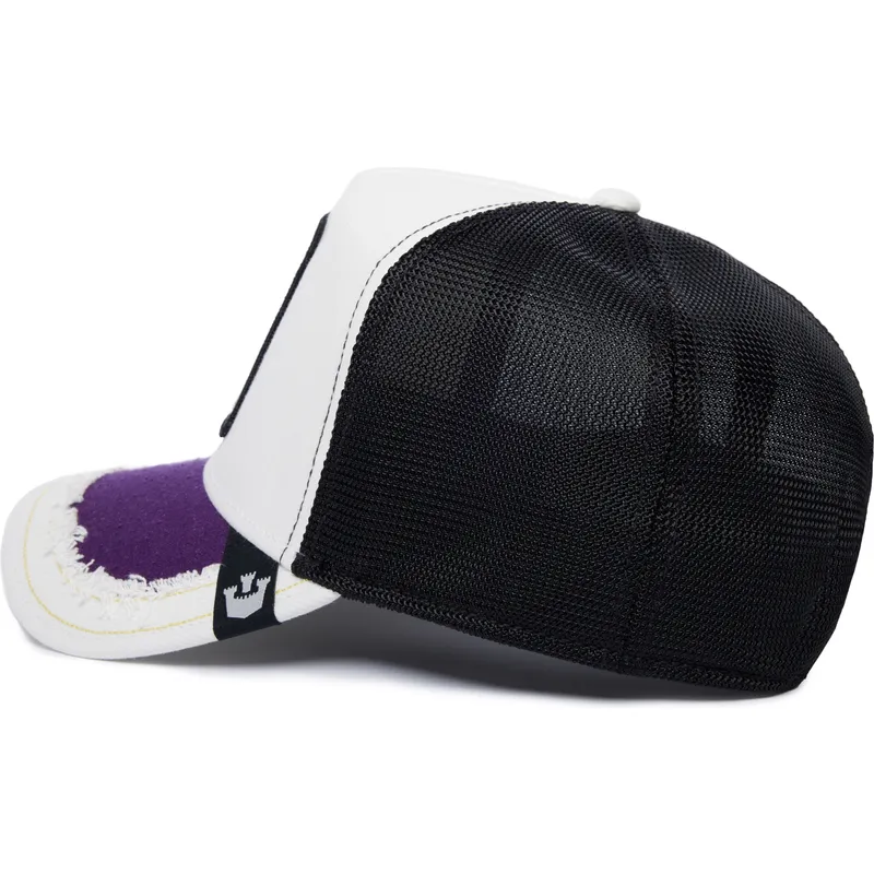 goorin-bros-silky-chick-the-farm-silky-roots-sort-og-hvid-trucker-kasket-med-kyllingemotiv