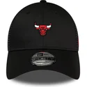 schwarze-verstellbare-9forty-trucker-kappe-home-field-der-chicago-bulls-nba-von-new-era