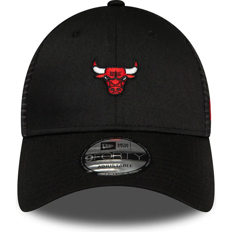 schwarze-verstellbare-9forty-home-field-trucker-cap-der-chicago-bulls-nba-von-new-era