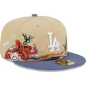 los-angeles-dodgers-mlb-59fifty-team-landscape-braun-blaue-flat-cap-von-new-era
