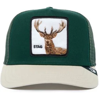 Шапка извита тракер зелена снапбек Stag The Farm Premium The Farm от Goorin Bros.