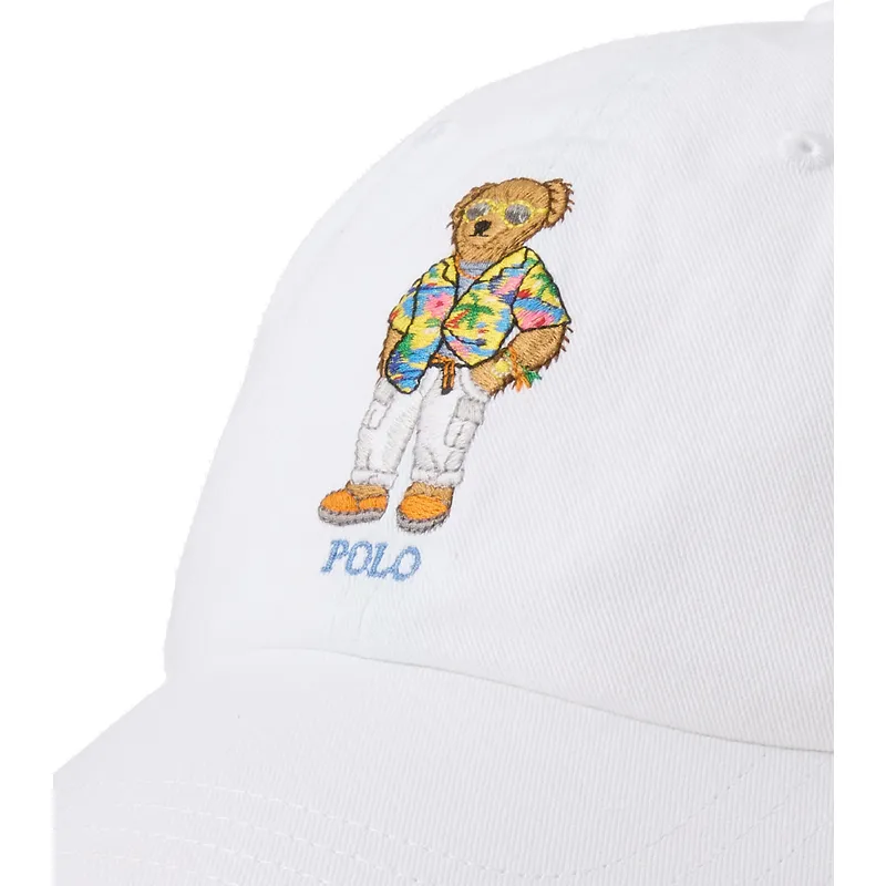 shapka-izvita-byala-reguliruem-classic-sport-bear-ot-polo-ralph-lauren