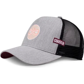 Шапка извита сив snapback на Gorra trucker gris y negra gris See Ya HFT от Coastal