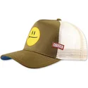 gron-og-hvid-trucker-cap-surf-smile-hft-fra-coastal