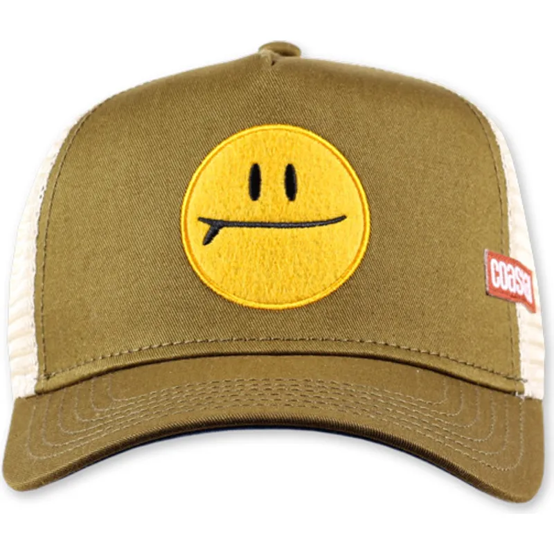 shapka-izvita-traker-zelena-snapbek-surf-smile-hft-ot-coastal