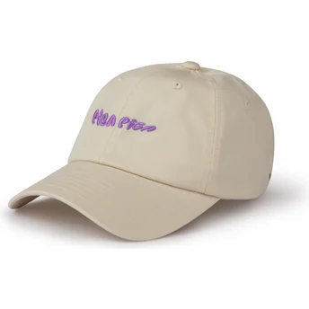 Beige verstellbare Curved Cap Pica Pica von Pica Pica