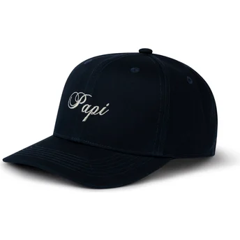 Marineblå buet snapback-kasket Papi de Pica Pica