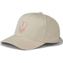 beige-buet-snapback-kasket-heartbreak-hotel-fra-pica-pica