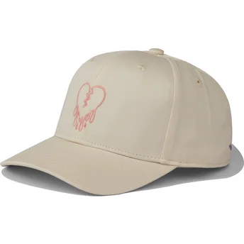 Beige buet snapback kasket Heartbreak Hotel fra Pica Pica