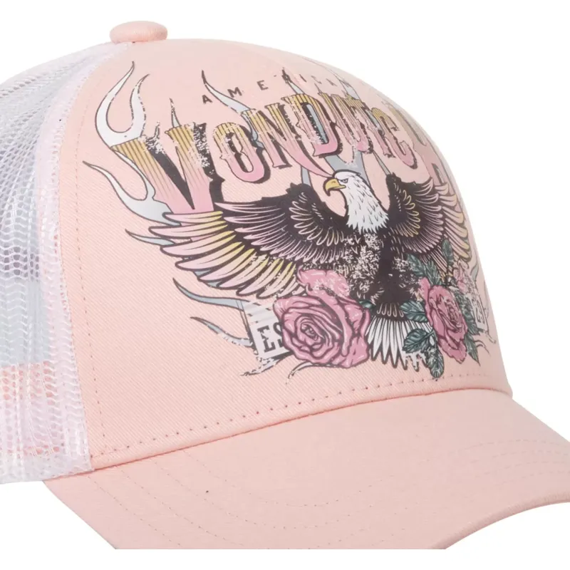 shapka-izvita-traker-roza-snapbek-eagle-rp-ot-von-dutch
