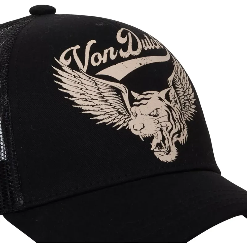 shapka-izvita-traker-cherna-snapbek-lion-nr-ot-von-dutch