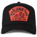 casquette-trucker-noire-et-orange-do-nothing-club-hft-dnc-sloth-djinns