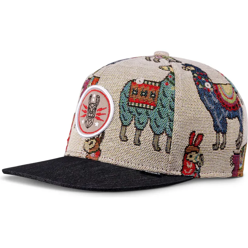 shapka-izvita-bezhov-snapbek-lama-linen-ot-djinns