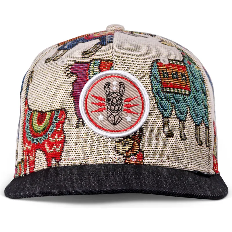shapka-izvita-bezhov-snapbek-lama-linen-ot-djinns
