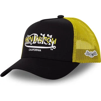 Шапка извита тракер черна снапбек BLA CT от Von Dutch