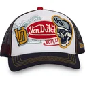 hvid-og-marinebla-trucker-kasket-bad-ct-fra-von-dutch