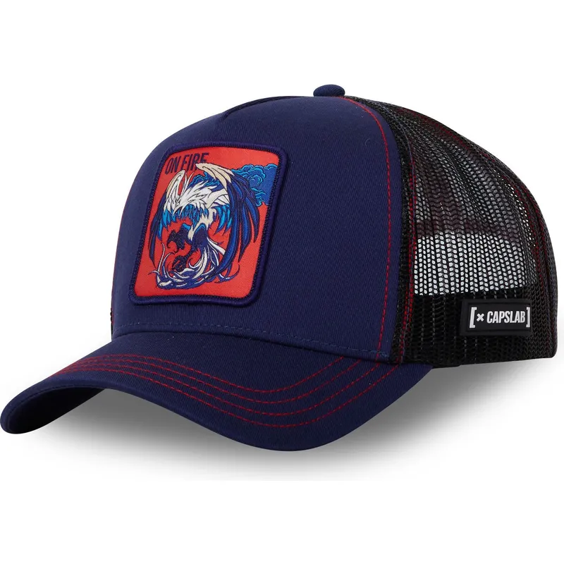 casquette-trucker-bleue-marine-phenix-on-fire-ph2-beasts-capslab