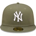flad-gron-fitted-kasket-59fifty-league-essential-fra-new-york-yankees-mlb-af-new-era