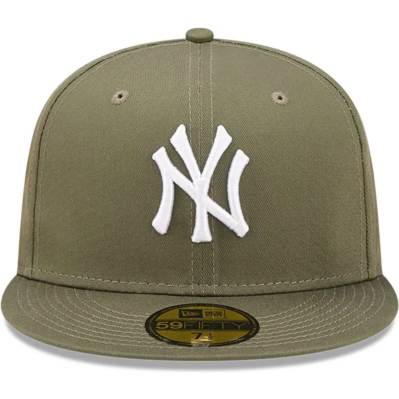 flad-gron-fitted-kasket-59fifty-league-essential-fra-new-york-yankees-mlb-af-new-era