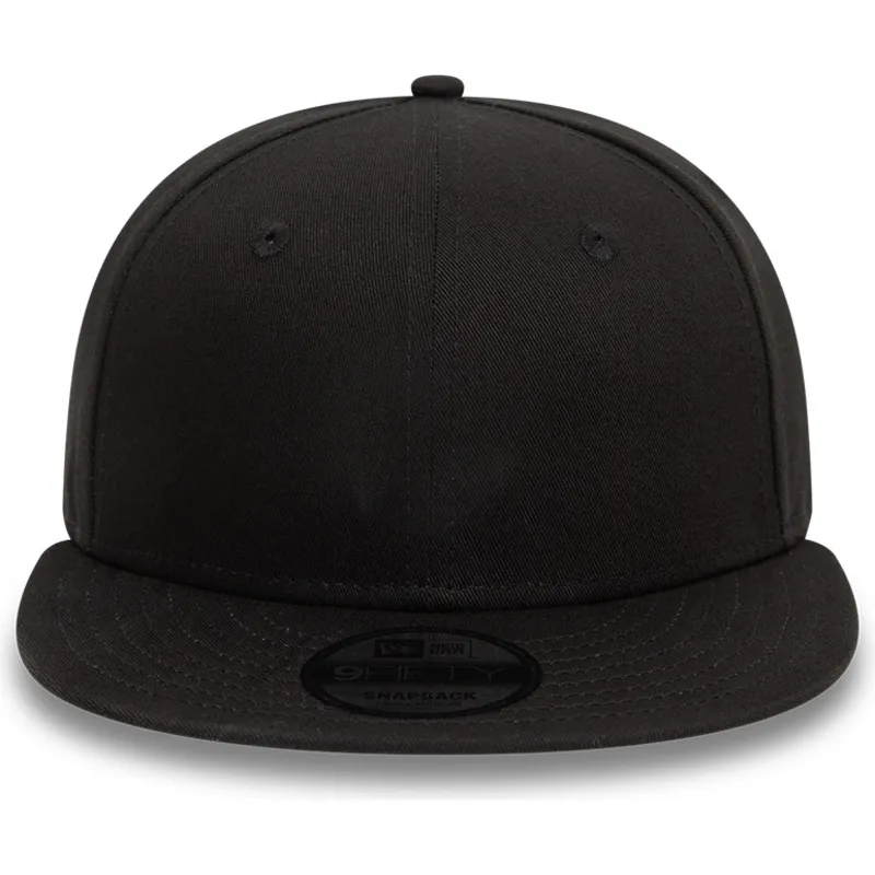 shapka-ploska-cherna-snapbek-9fifty-cotton-ot-new-era