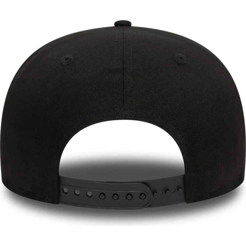 shapka-ploska-cherna-snapbek-9fifty-cotton-ot-new-era