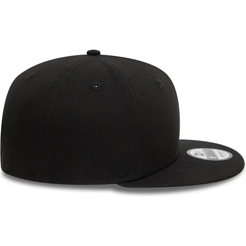 shapka-ploska-cherna-snapbek-9fifty-cotton-ot-new-era