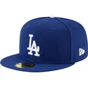 shapka-ploska-sinya-prilepnala-59fifty-authentic-on-field-game-na-los-angeles-dodgers-mlb-ot-new-era