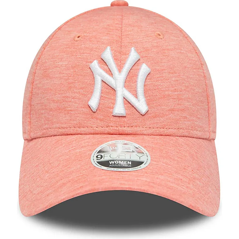 shapka-izvita-roza-reguliruem-9forty-jersey-na-new-york-yankees-mlb-ot-new-era