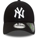 shapka-izvita-cherna-reguliruem-9forty-repreve-league-essential-na-new-york-yankees-mlb-ot-new-era