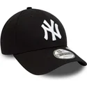 sort-justerbar-curved-kasket-9forty-repreve-league-essential-fra-new-york-yankees-mlb-fra-new-era