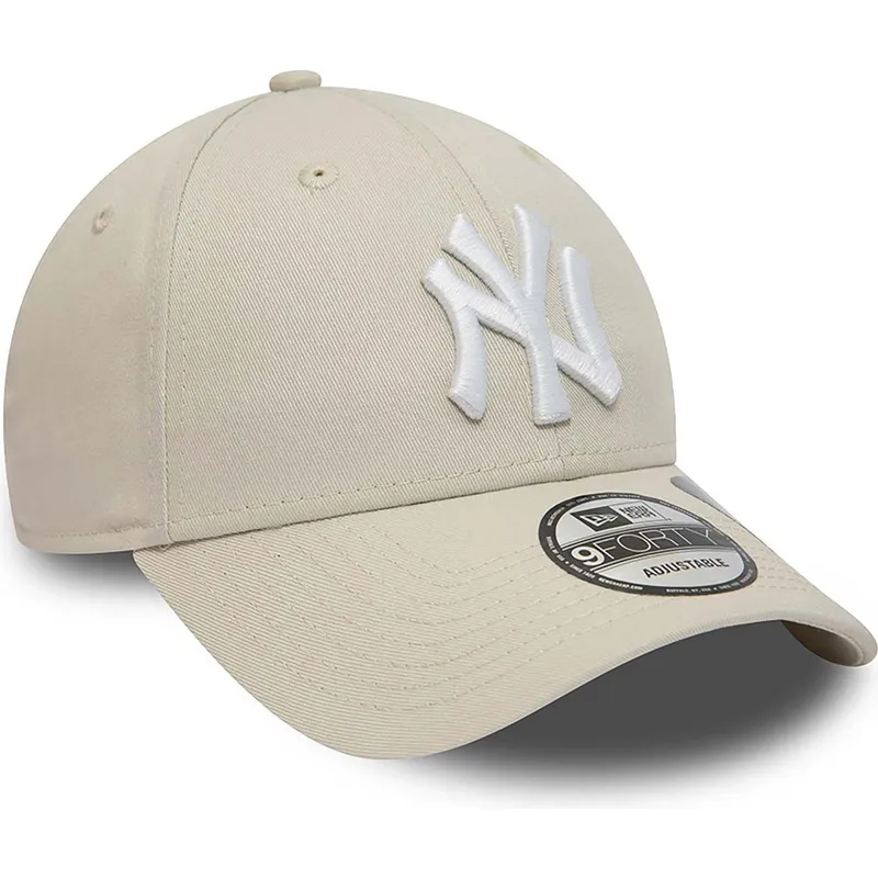 beige-justerbar-9forty-repreve-league-essential-buet-kasket-new-york-yankees-mlb-fra-new-era