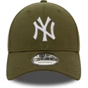 shapka-izvita-zelena-reguliruem-9forty-jersey-essential-na-new-york-yankees-mlb-ot-new-era