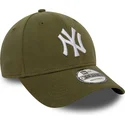 shapka-izvita-zelena-reguliruem-9forty-jersey-essential-na-new-york-yankees-mlb-ot-new-era