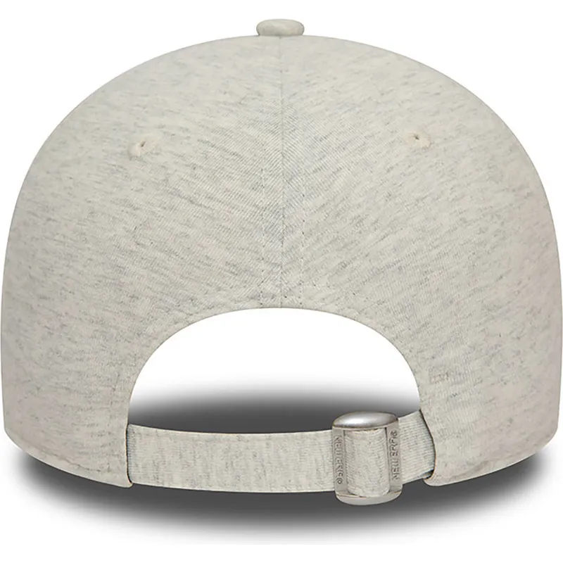 beige-verstellbare-curved-cap-9forty-jersey-essential-der-new-york-yankees-mlb-von-new-era