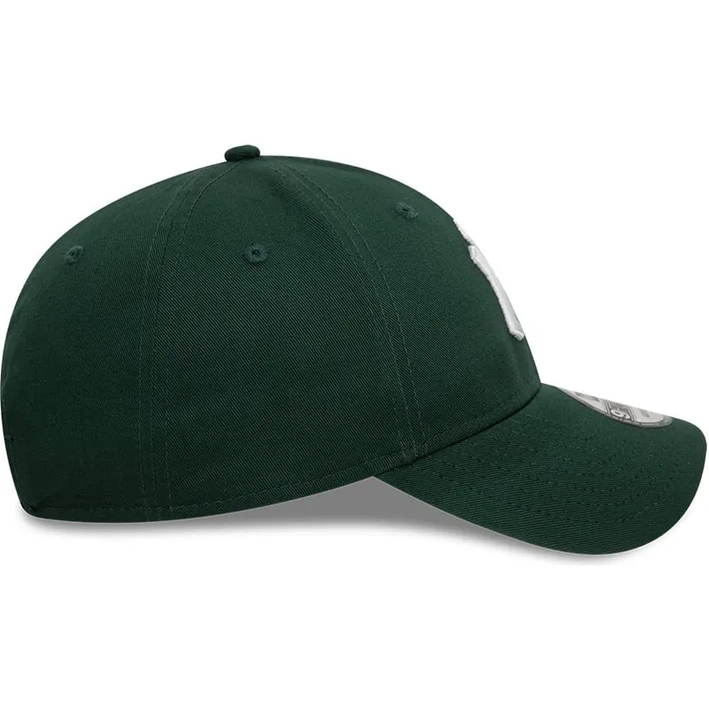 new-era-izvita-kozirka-9forty-league-essential-new-york-yankees-mlb-tmnozelena-reguliruema-shapka