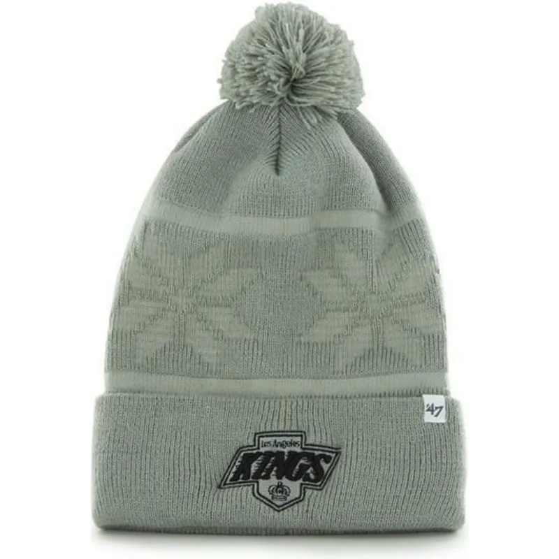 shapka-pompon-siv-na-los-angeles-kings-nhl-ot-47-brand