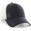 schwarze-trucker-cap-new-york-yankees-mlb-suspense-von-47-brand