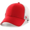 shapka-izvita-traker-chervena-snapbek-na-new-york-yankees-mlb-ot-47-brand