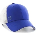 shapka-izvita-traker-sinya-snapbek-na-new-york-yankees-mlb-ot-47-brand
