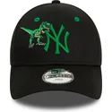 shapka-izvita-cherna-reguliruem-za-deca-9forty-graphic-na-new-york-yankees-mlb-ot-new-era