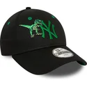 shapka-izvita-cherna-reguliruem-za-deca-9forty-graphic-na-new-york-yankees-mlb-ot-new-era