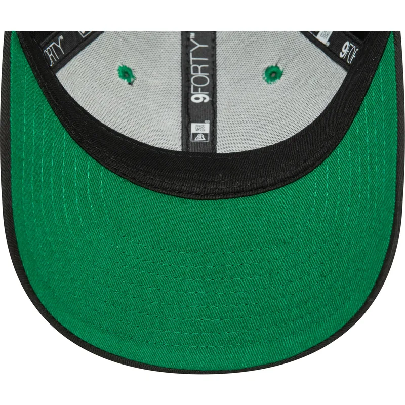 shapka-izvita-cherna-reguliruem-za-deca-9forty-graphic-na-new-york-yankees-mlb-ot-new-era