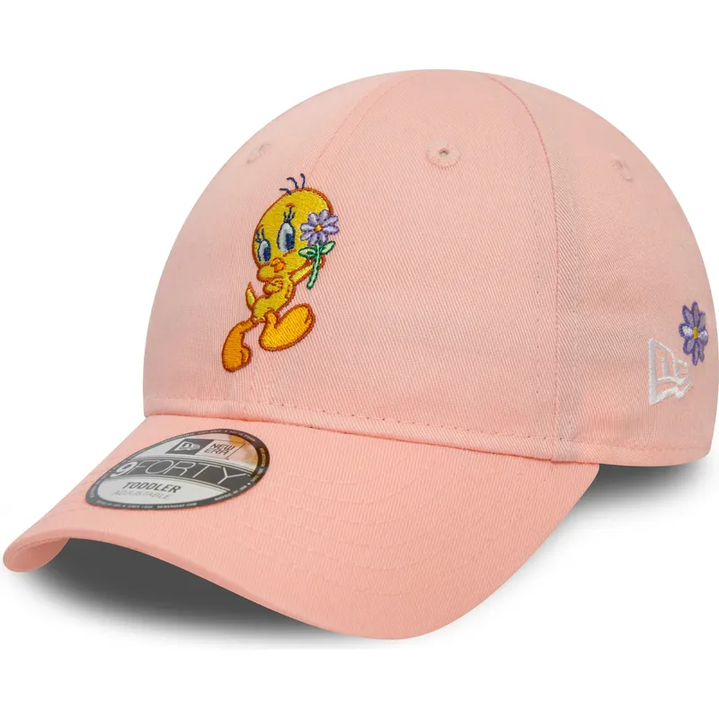 shapka-izvita-roza-reguliruem-za-deca-9forty-na-piolin-looney-tunes-ot-new-era