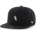 shapka-ploska-cherna-snapbek-na-chicago-white-sox-mlb-ot-47-brand