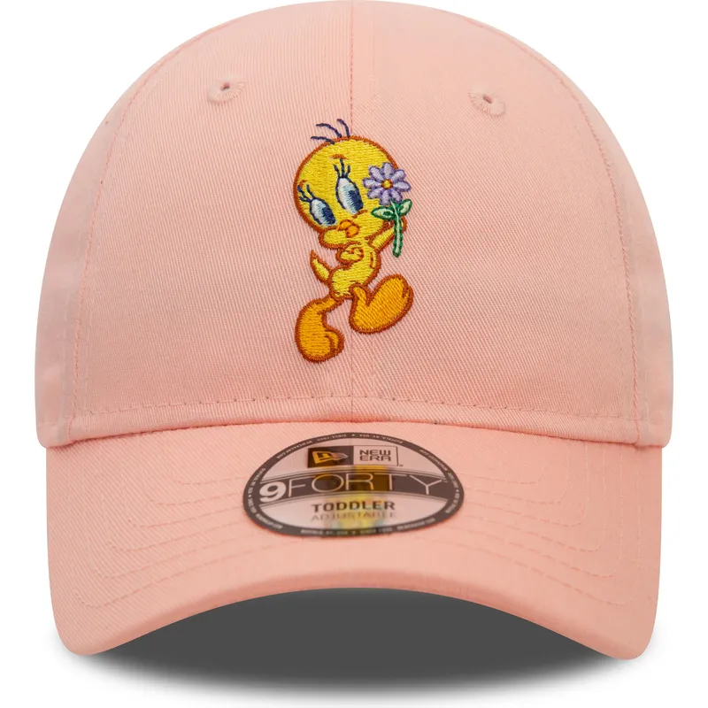 shapka-izvita-roza-reguliruem-za-deca-9forty-na-piolin-looney-tunes-ot-new-era